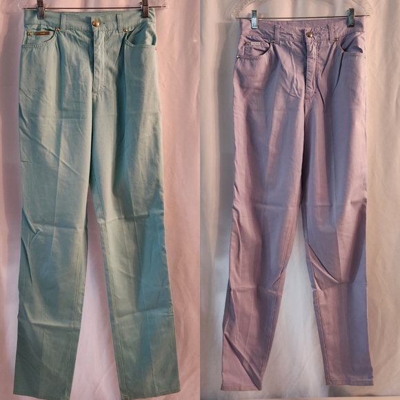 ESCADA Women’s Pants Cotton Blend Size 38 Bundle. 29.5" Waist US - Picture 1 of 12